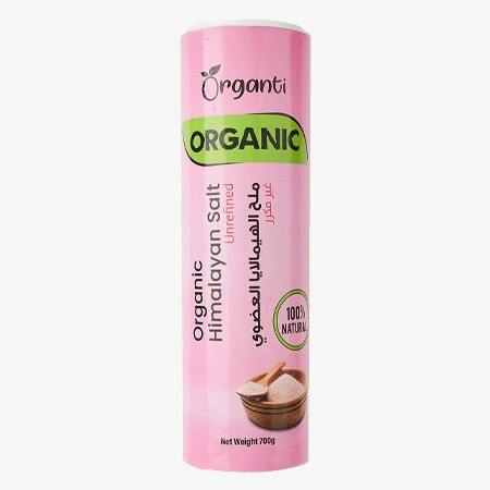Organti Organic Unrefined Himalayan Salt In Shaker 700 g