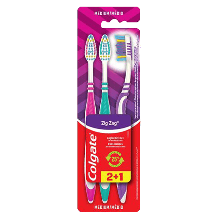Colgate Tb Zigzag Medium X2 +1Free