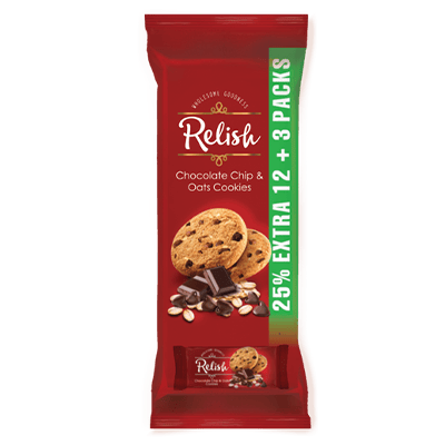 Nabil Relish Chocolate Chips And Oats Cookies