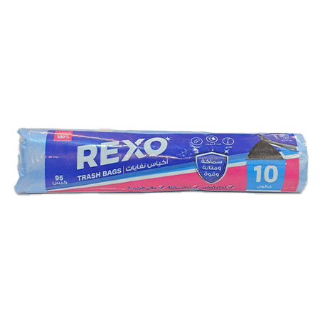 Rexo trash Bags 10 galon Blue