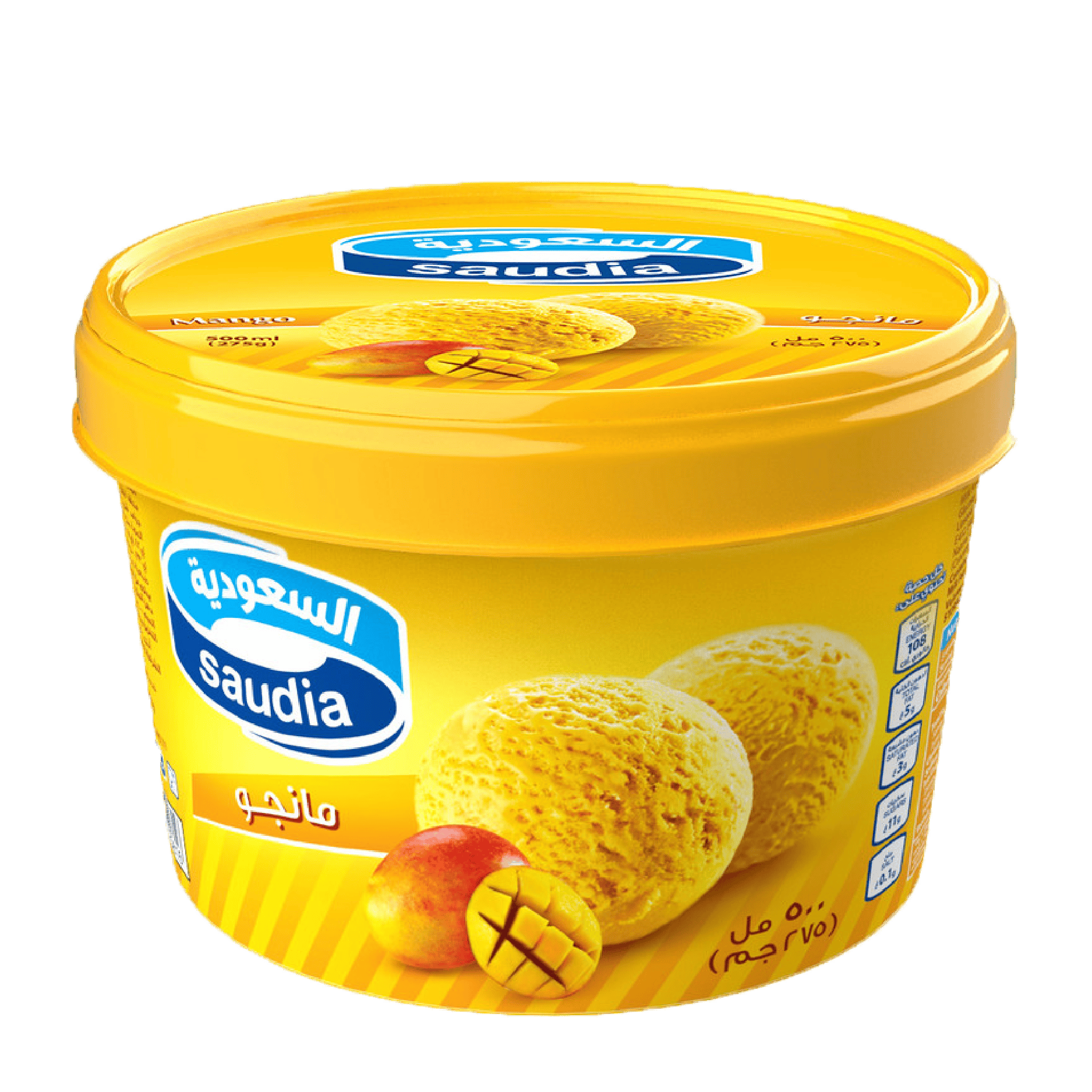 Saudia Ice Cream Mango 500 Ml