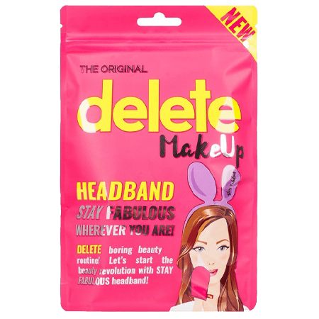 Delete Makeup Stay Fabulous Headband for makeup & facecare 