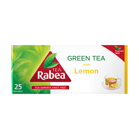 Rabea Green Tea With Lemon 25 Bags