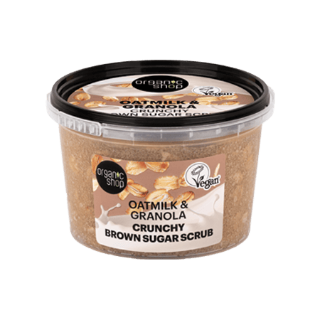 Organic Shop Body Scrub Oatmilk & Granola Brown Sugar  250 ml