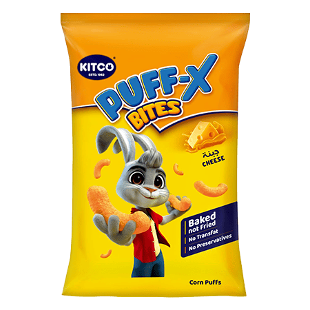 Kitco Bites Corn Puffs Cheese 90 g