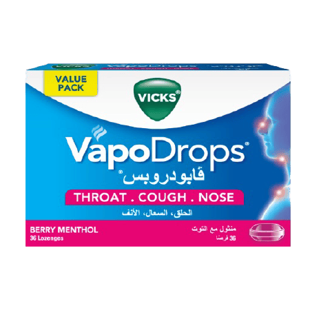 VICKS VAPODROPS BERRY 36 lz