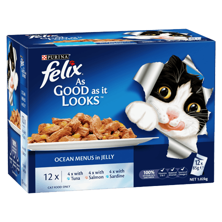 Puirna Felix Ocean Menus (12X85g)