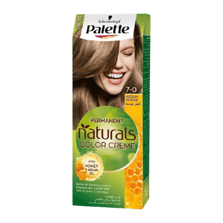 Palette Permanent Naturals Color Creme, 7-0, Medium Blonde