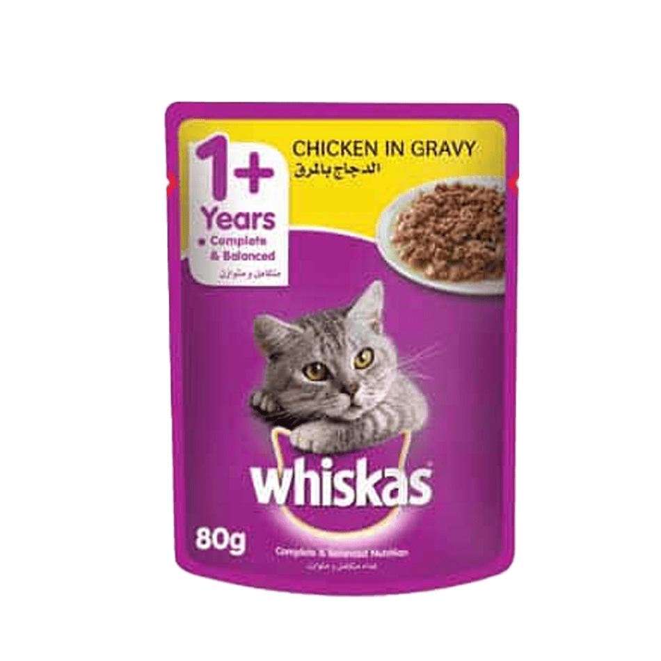 Whiskas Cat Food Bites Chicken 80G