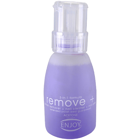 Enjoy Nail Polish Remover  Violet (Acetone) 237 ML