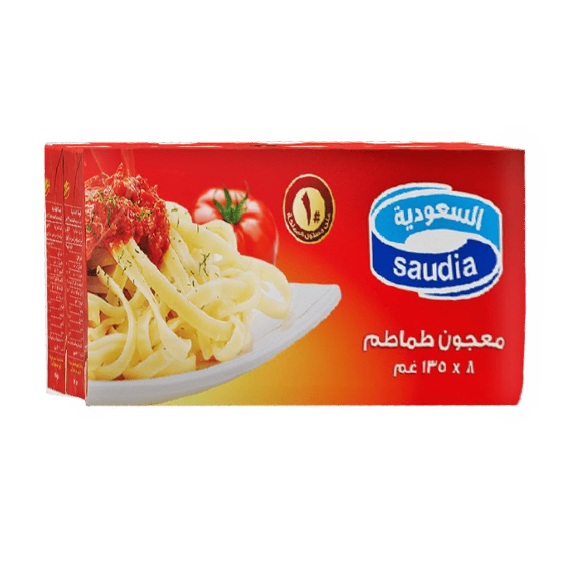 Saudia Tomato Paste 8 pcs 135 g