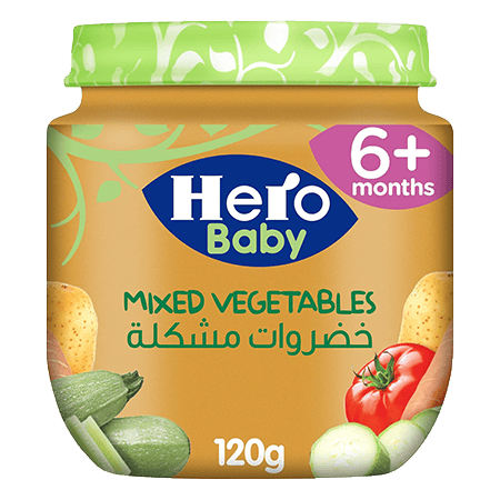 Hero Baby Jar, Mixed Vegetables, 125g