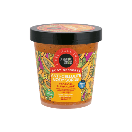 Organic Shop  Body Scrub Anti-Cellulite Tropical Marmalade 450 ml