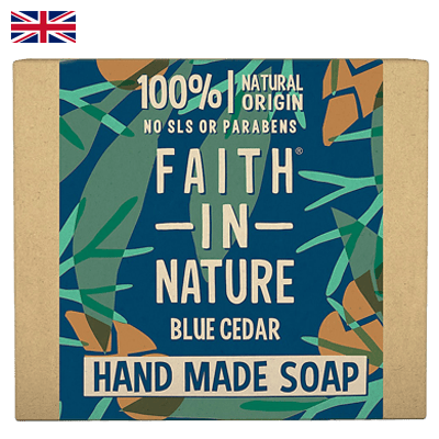 Faith In Nature Natural Blue Cedar Soap 100G