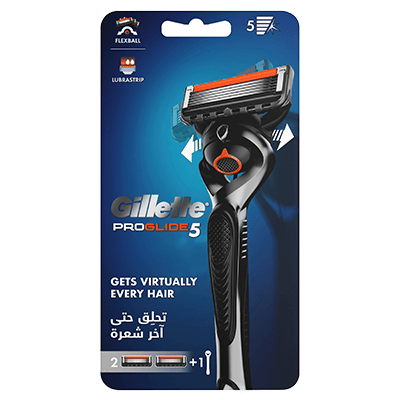 Gillette System Razors Fusion Proglide Flexball + 2 Refill Blade