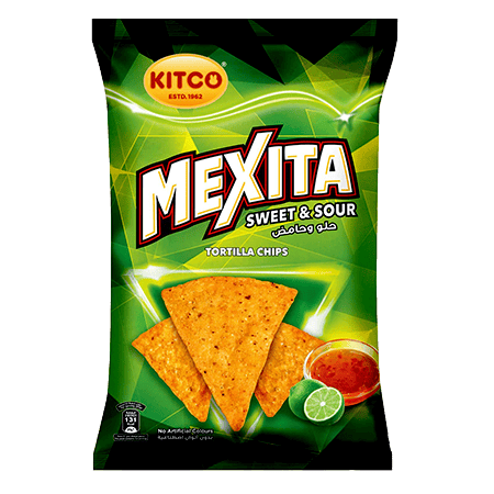 Kitco Mexita Sweet & Sour Tortilla Chips 180 g