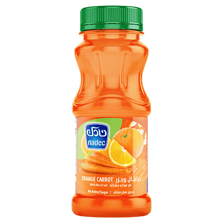 Nadec Nectar Orange Carrot With Fruit Mix 180ML