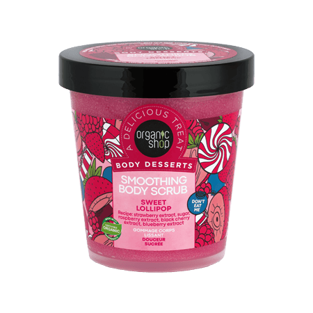 Organic Shop Body scrub Smoothing  Sweet Lollipop 450 ml
