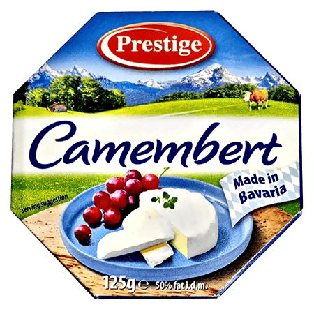 Prestige Camembert French cheese 125 gm