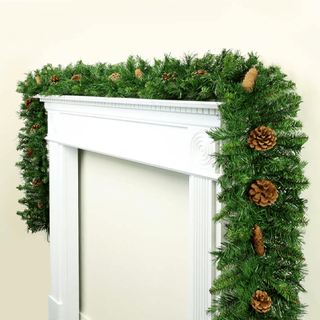 Tree Garland Green With Pine 2 Meters