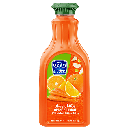 Nadec Orange Carrot Fruit Mix Nectar No Sugar 1.3L