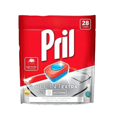 Pril All In 1 Automatic Dishwashing Tabs 28 Tabs