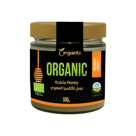 Organti Organic Acacia Honey 500 g