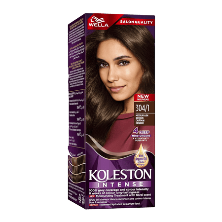 Wella Koleston Intense Hair Color 304/1 Medium Ash Brown