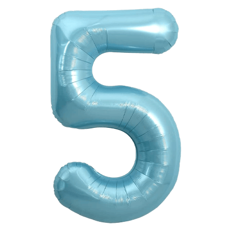 Cherry On Top  Foil Balloon Sky Blue 86 cm *34 cm