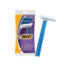 Bic Body Disposable One Blade Shaver 3Pcs