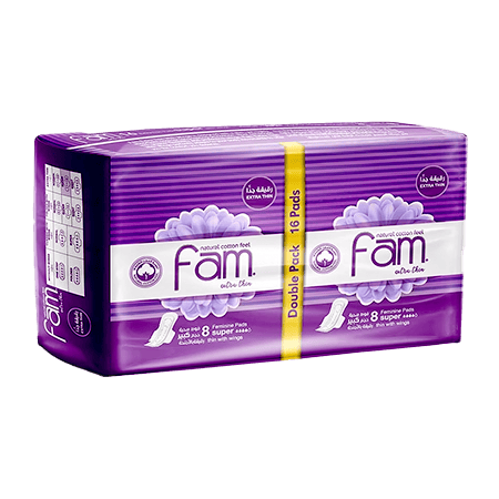 Fam Sanitary Pads Extra Thin Super 16 pads