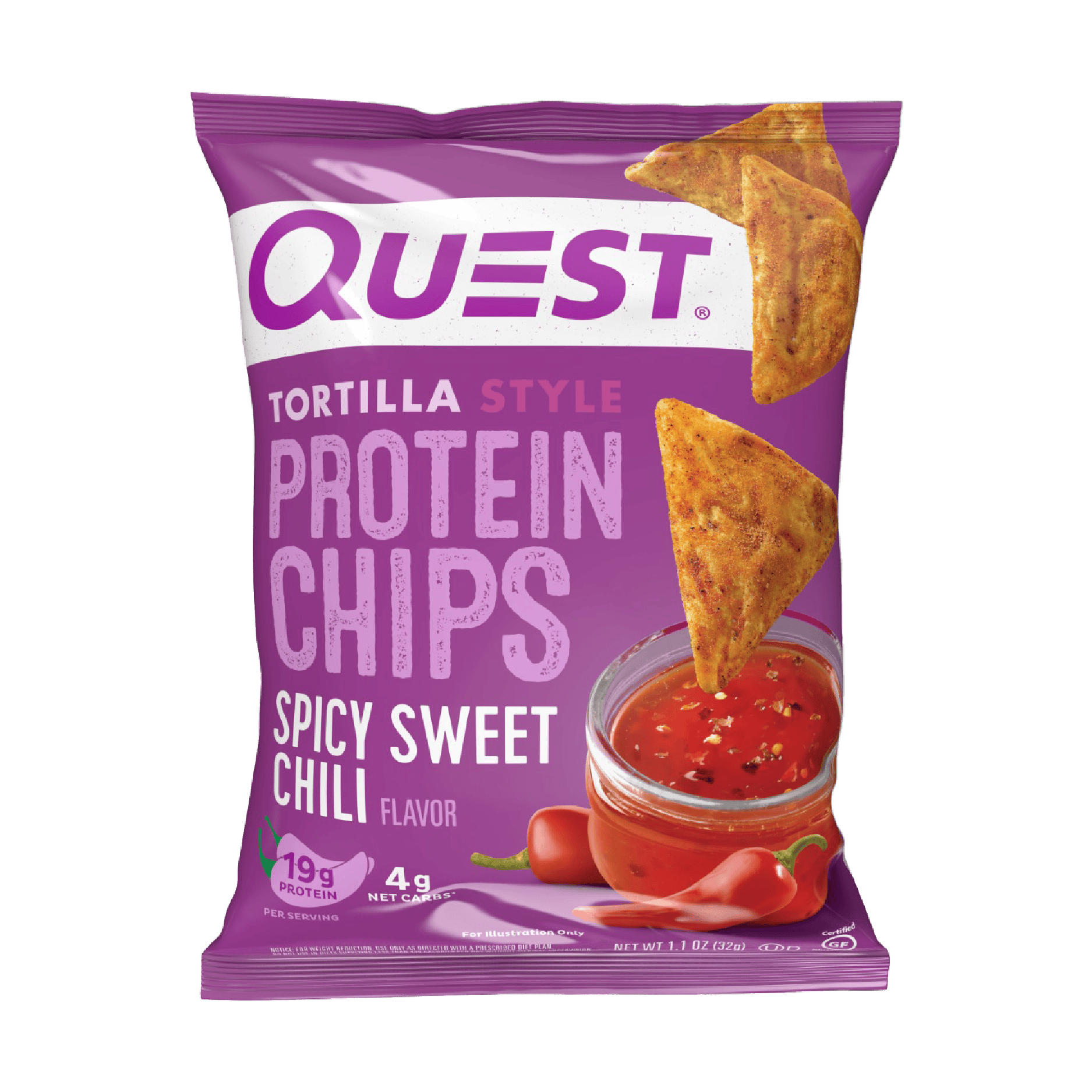 Quest Nutrition Tortilla Protein Chips Spicy Sweet Chili 32 g