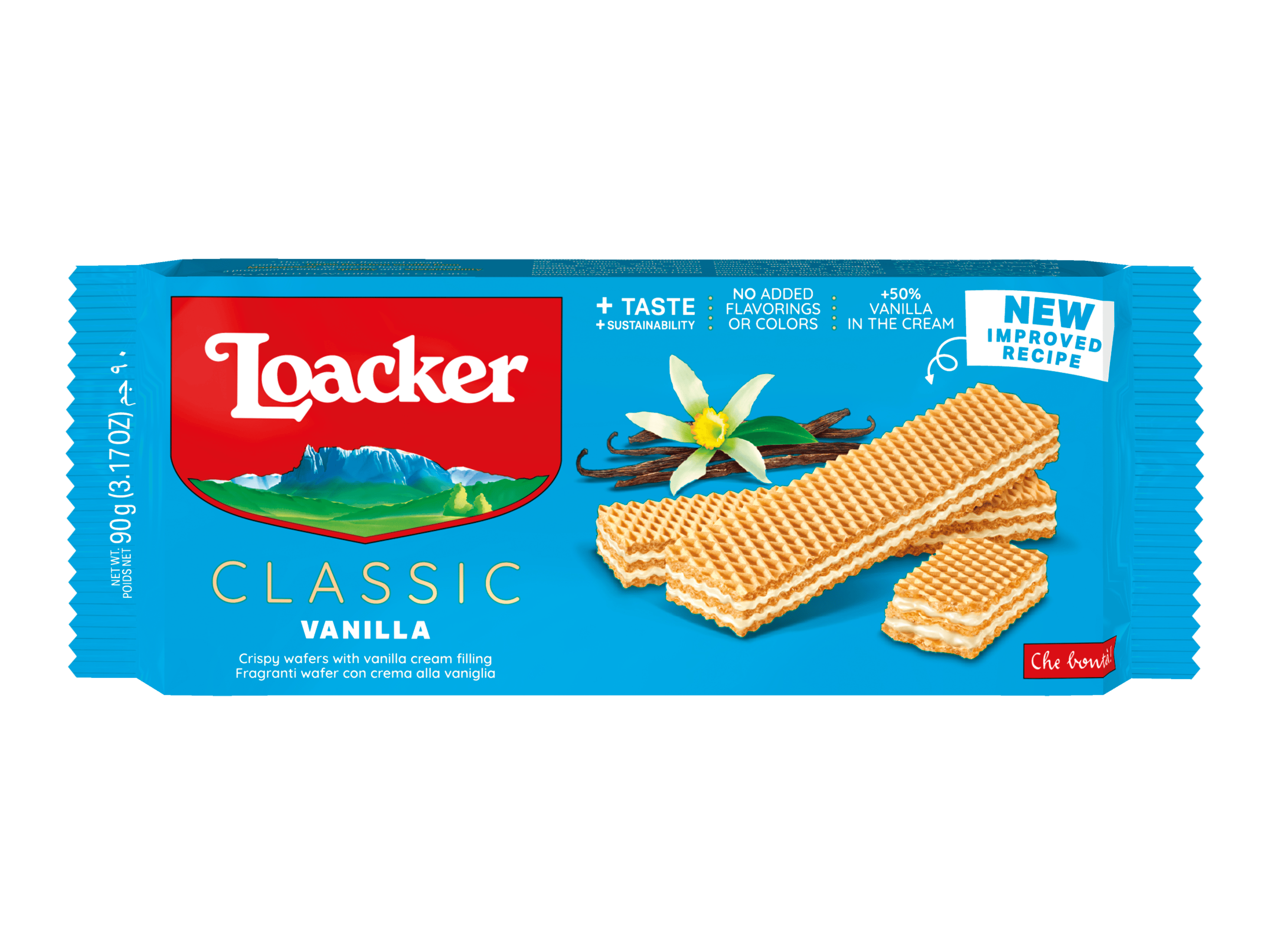 Loacker Classic Wafer with Vanilla90 g