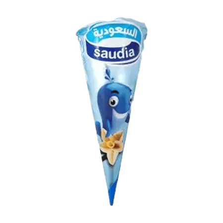 Saudia Baboo Vanilla Cone 110Ml