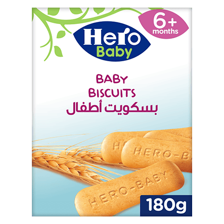 Hero Baby Teething Biscuits, 180g