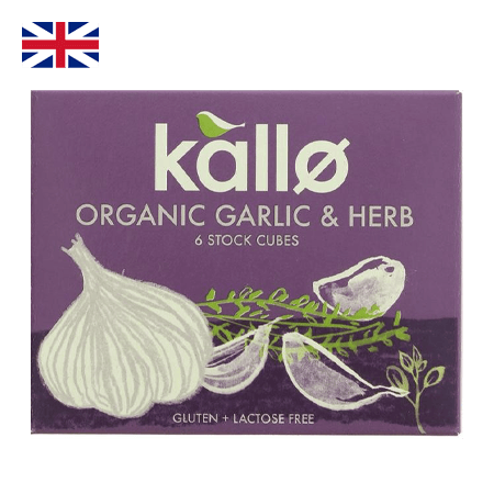 Kallo Organic Garlic And Herb Stock Cubes 66 g