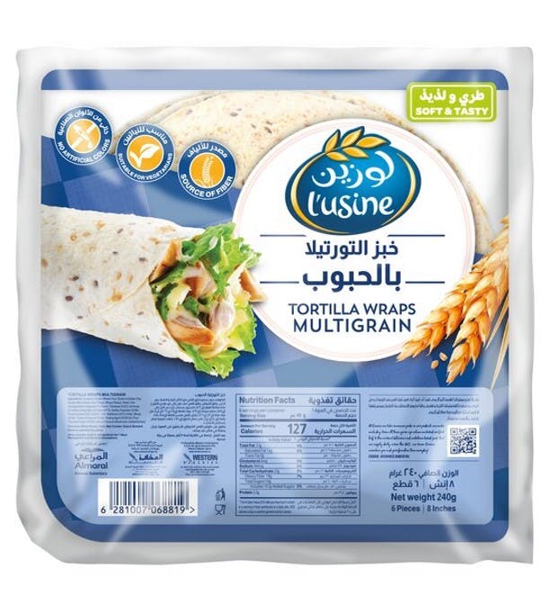 lusine tortilla wraps multigrain  240 g