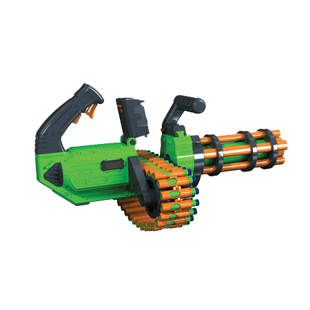 Dart Zone V-Twin Motorized Gatling Belt Blaster