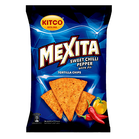 Kitco Mexita Sweet Chili Pepper Tortilla Chips 180 g