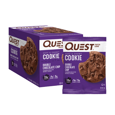 Quest Protein Cookies Double Chocolate 12 pcs 60 g