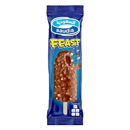 Saudia Ice Cream With Chocolate 80 Ml