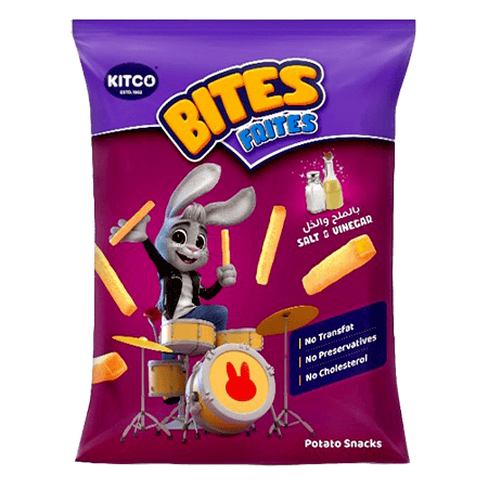 Bites Frites Snacks Salt & Vinegar 90g