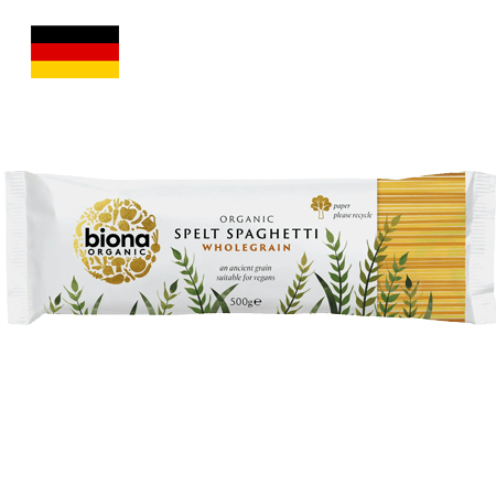 Biona Spaghetti Wholegrain 500 g
