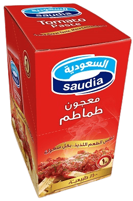 Saudia Tomato Paste 6 pcs 70 g