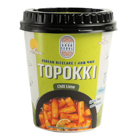 Good Seoul Chili Lime Topokki Korean Rice Cake 113g