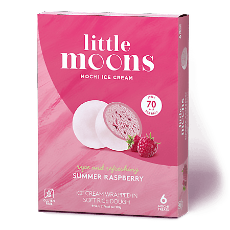 Little Moons Summer Raspberry ice Cream Mochi, 192 gm