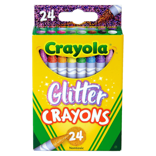 Crayola 24 Glitter Crayons