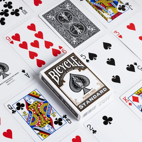 Bicycle Playing Cards Standard Index Red/Blue/Black Mix