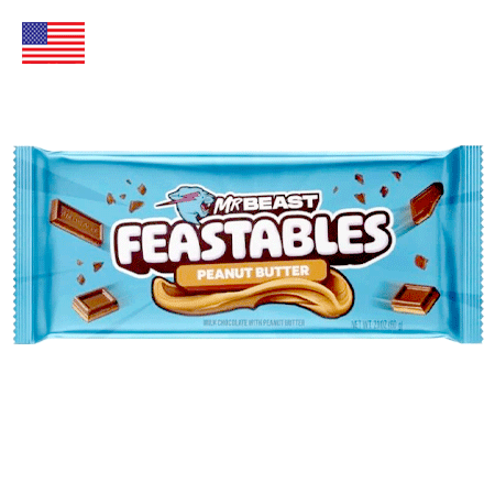 Mr. Beast Feastables Peanut Butter Chocolate 60 g