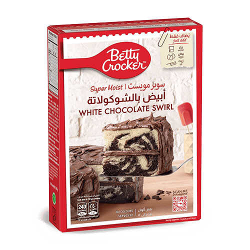 Betty Crocker White Chocolate Swirl Cake Mix 500 g